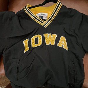 Champion University of Iowa Pullover Windbreaker Golf Jacket Hawkeyes